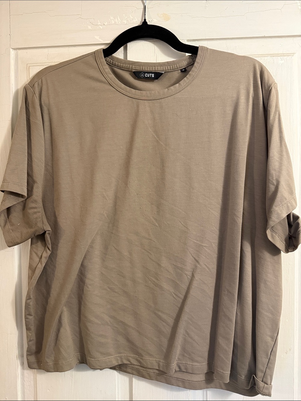 Cuts Clothing Short Sleeve Tee in Taupe